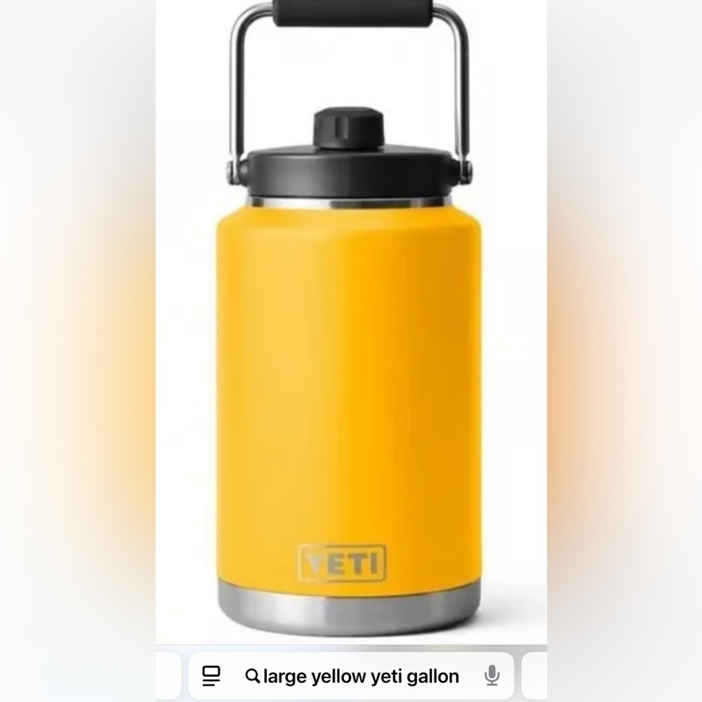 YETI Bright Yellow Gallon Jug